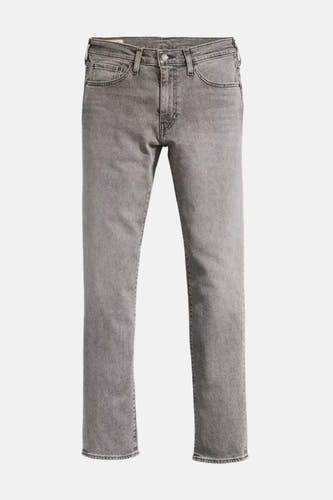 Lichtgrijze slim fit jeans van Levi's, met klassieke denimstructuur en subtiele wassing.
