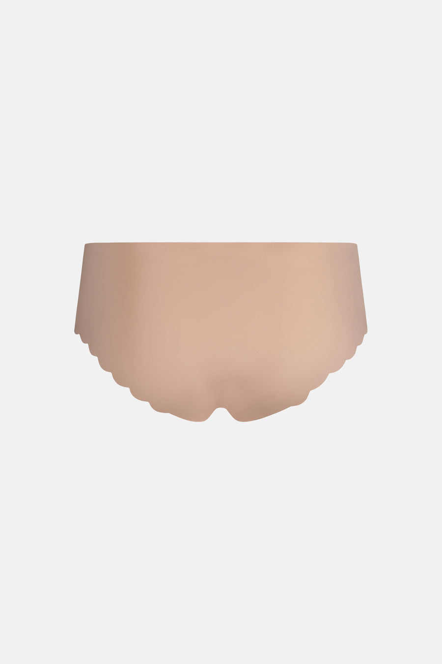 Culotte beige de SKINY avec bords festonnés, dos.