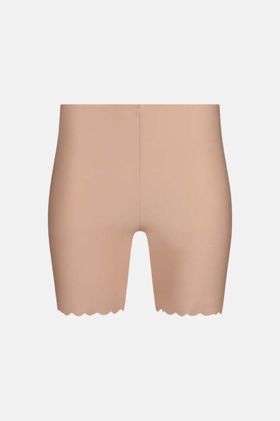 Beige shorty van SKINY met een gladde textuur en geschulpte randen.