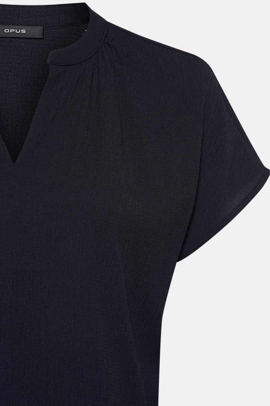 Blouse à manches courtes - Bleu foncé - OPUS