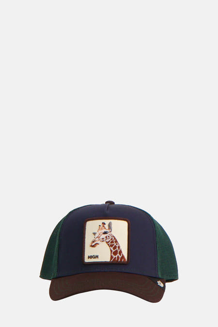Chapeau multicolore de Goorin, vu de l'arrière avec une fermeture ajustable.