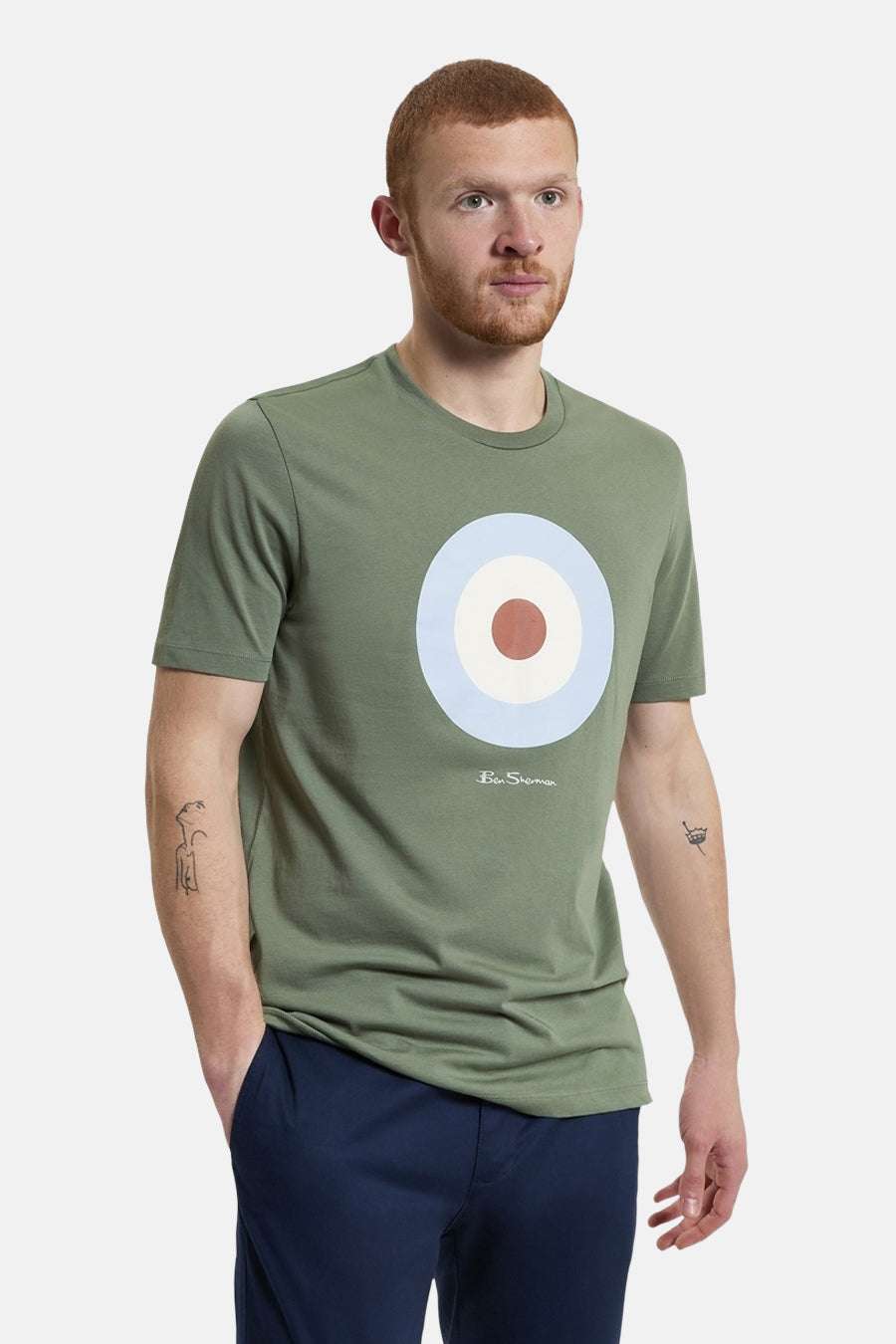 T-shirt à manches courtes - vert - BEN SHERMAN