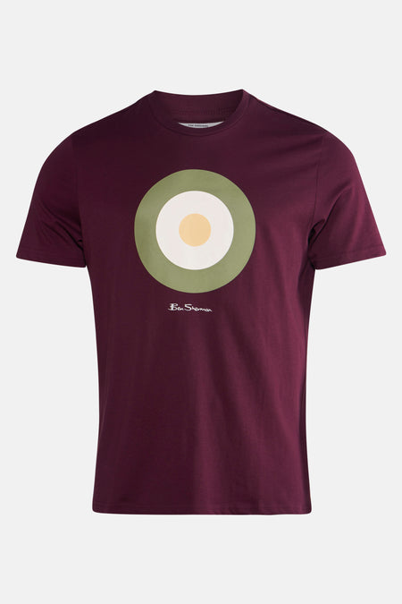 T-shirt à manches courtes - Bordeaux