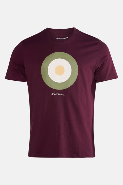 T-shirt à manches courtes - Bordeaux