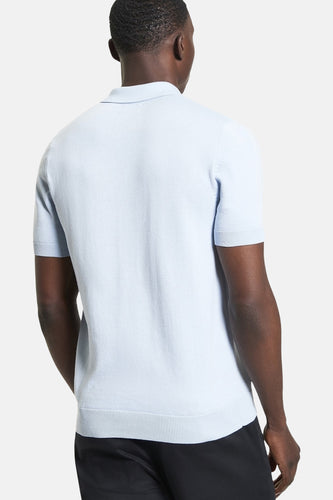 Polo à manches courtes - bleu - BEN SHERMAN - 4