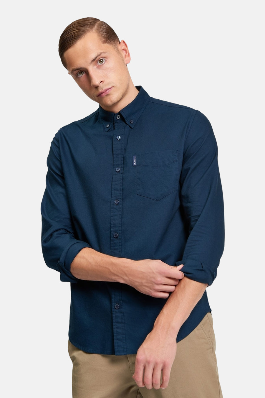 Chemise à manches longues - bleu - BEN SHERMAN