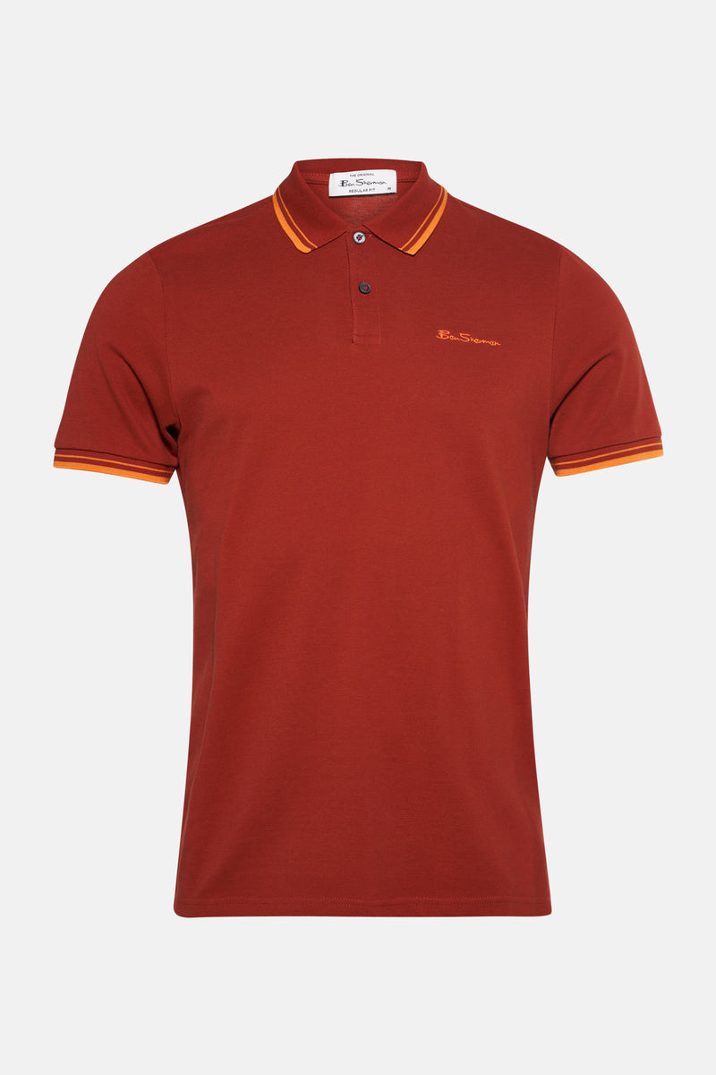 Polo à manches courtes - Orange