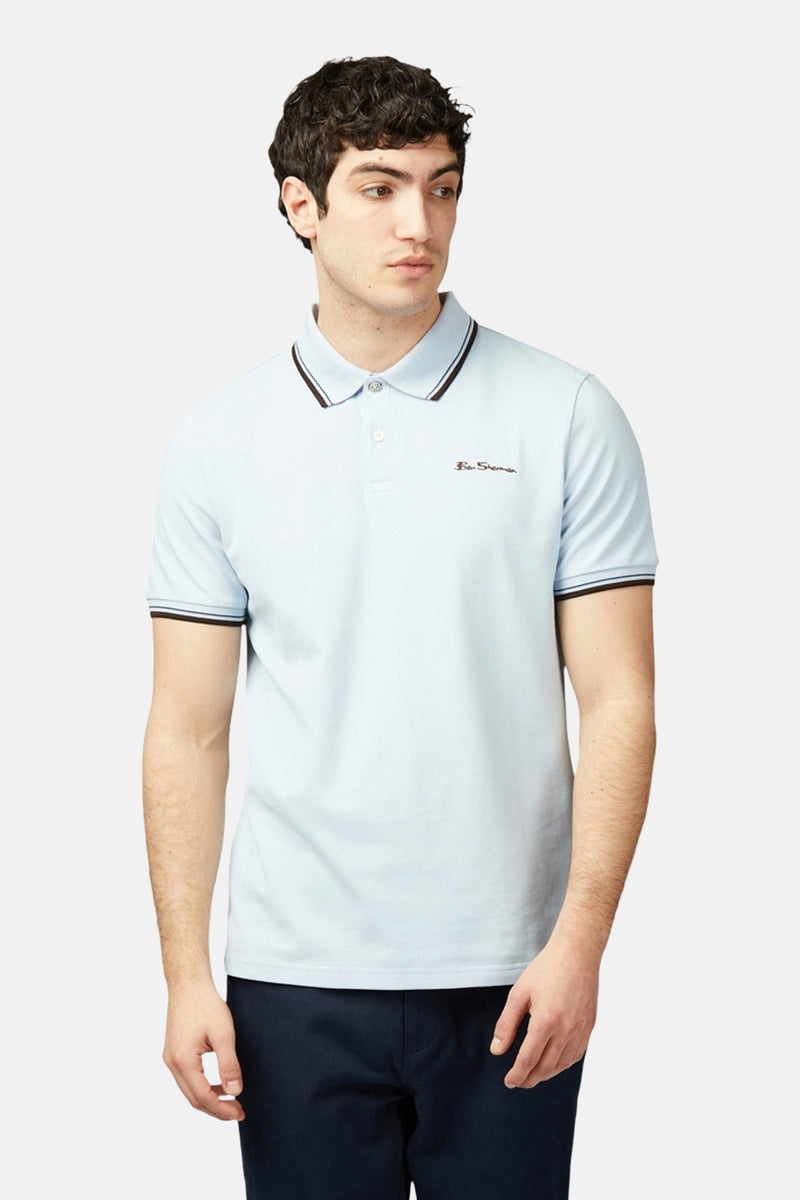 Polo à manches courtes - Bleu clair