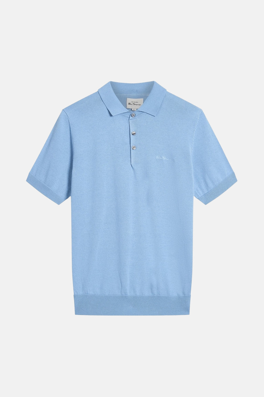 Polo à manches courtes - bleu - BEN SHERMAN