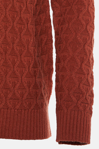 Pull à col rond - Orange