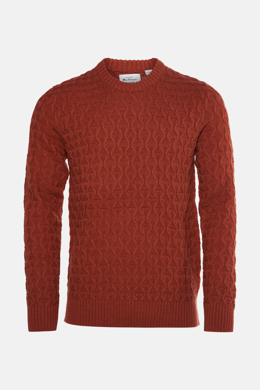 Pull à col rond - Orange