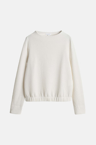 Pull à col rond - Blanc