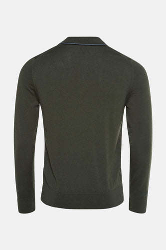 Pull à col rond - vert