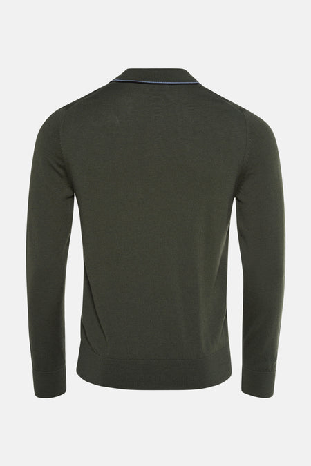 Pull à col rond - vert