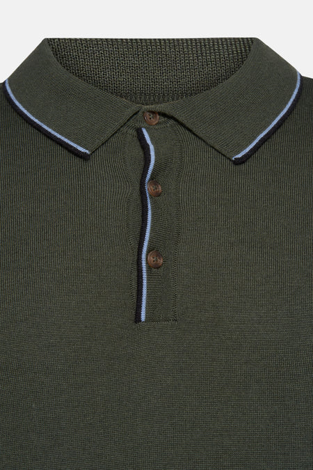 Pull à col rond - vert