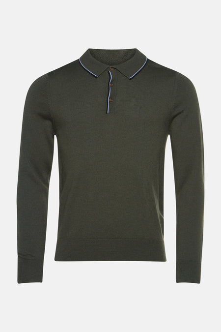 Pull à col rond - vert