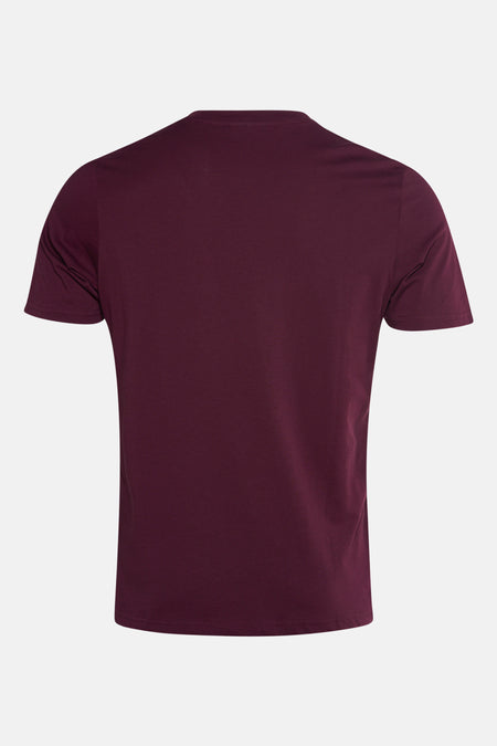 T-shirt à manches courtes - Bordeaux