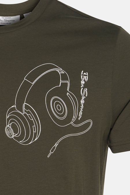 T-shirt à manches courtes - Kaki