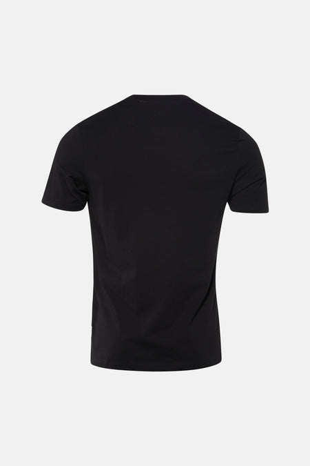 Zwart T-shirt met korte mouwen van BEN SHERMAN, effen achterkant.