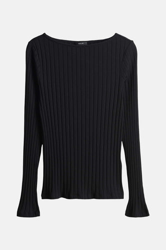 Pull à col rond - noir