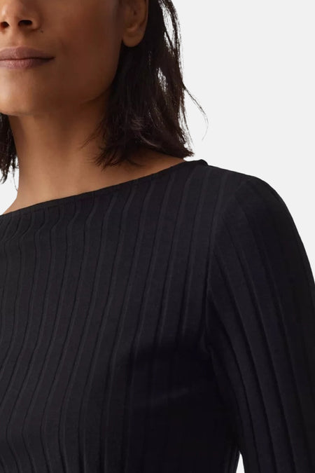Pull col O noir - OPUS