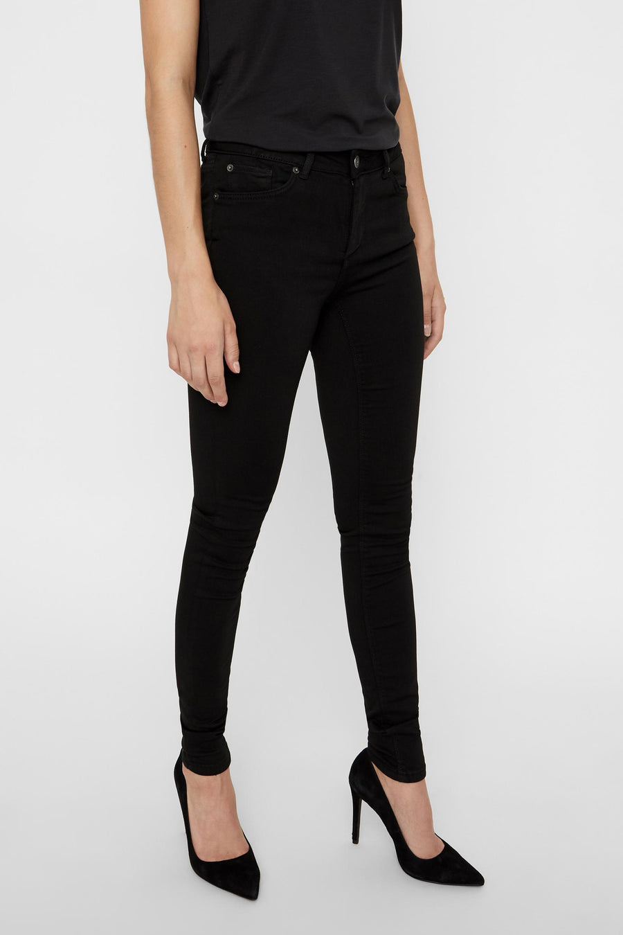 LUX - black denim - VERO MODA®