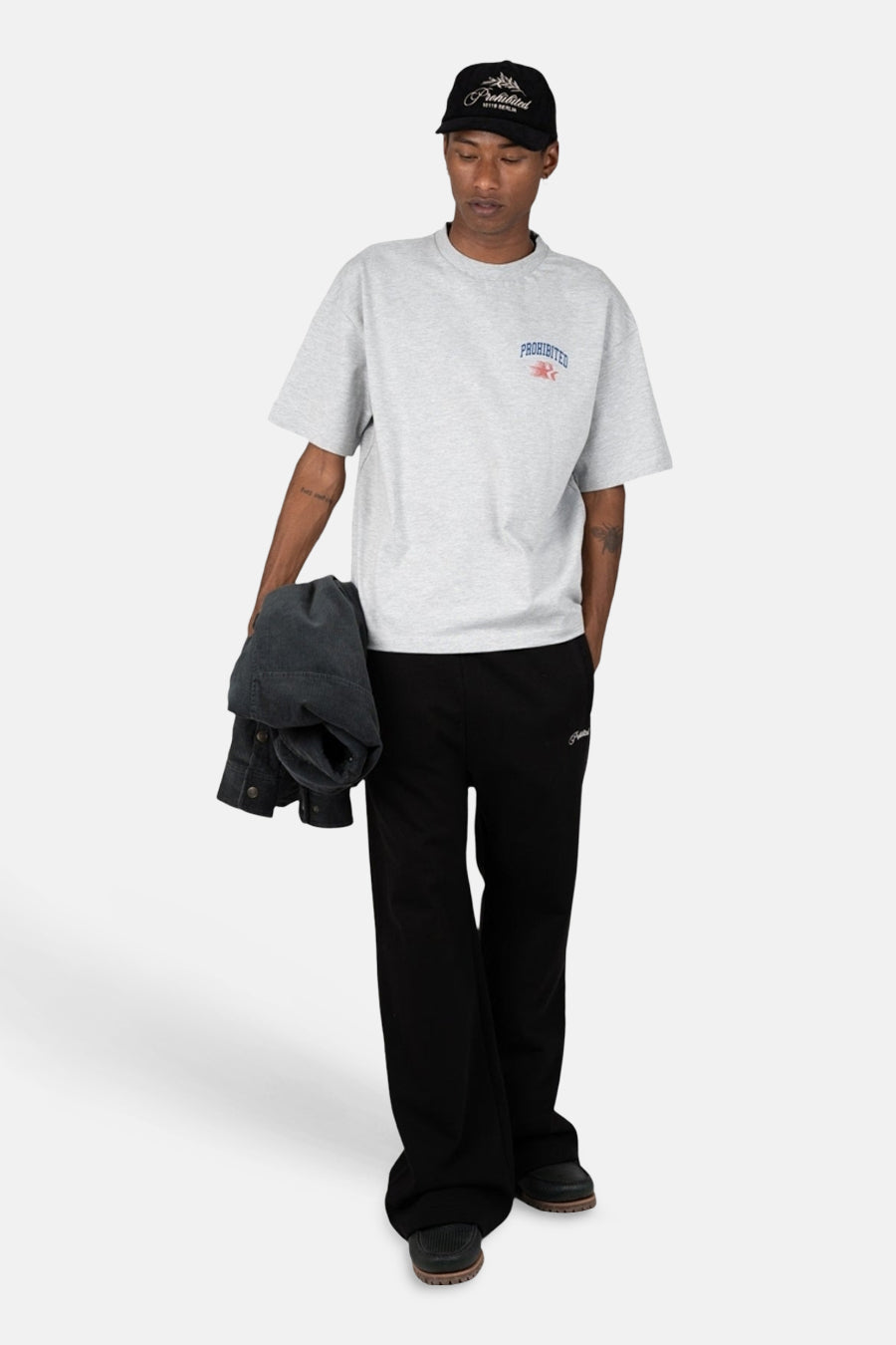 T-shirt à manches courtes - gris
