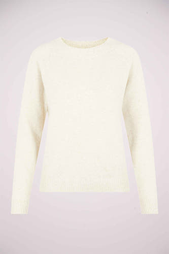 Gilet beige avec col rond de Vero Moda, texture fine.