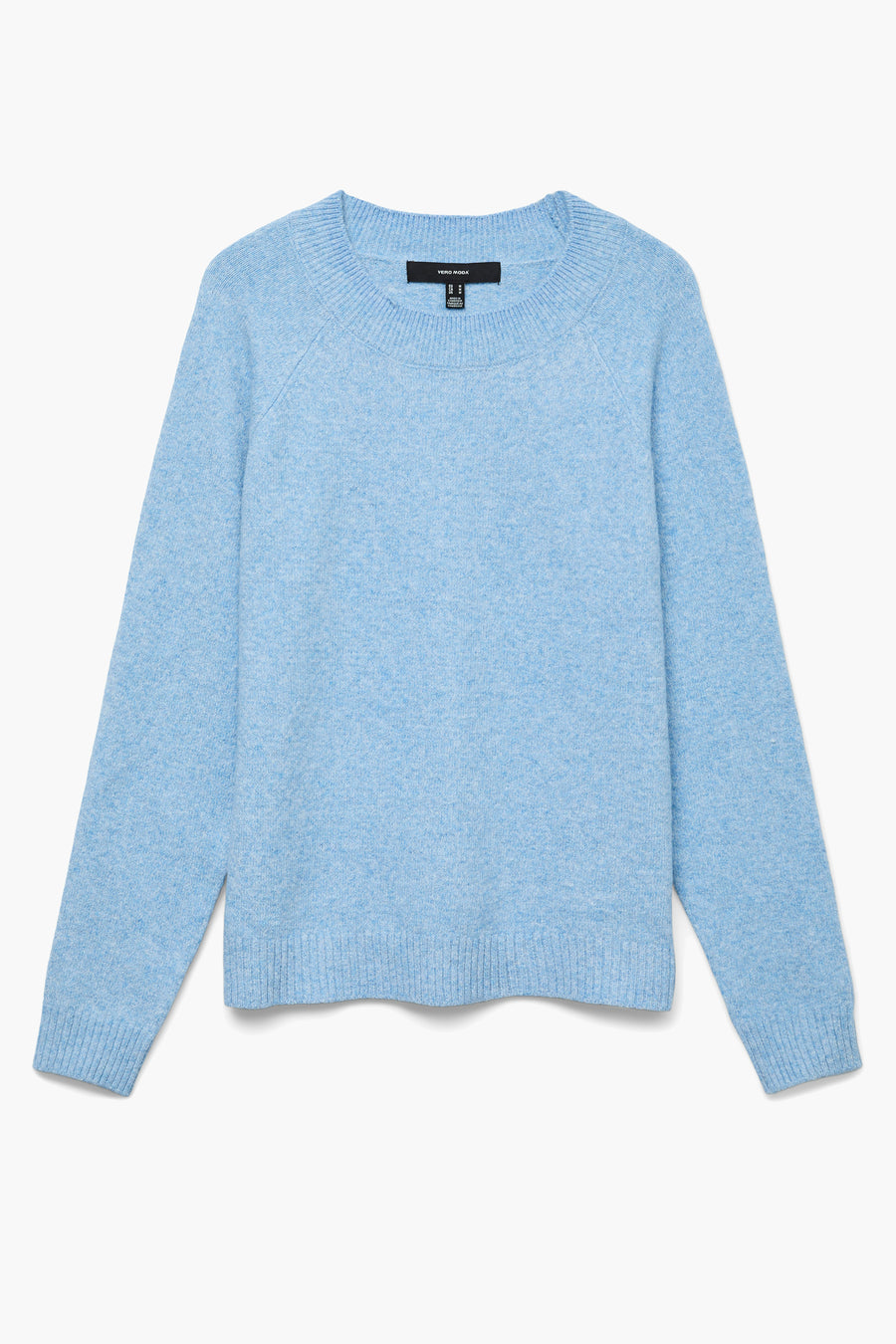 Pull à col rond - bleu - VERO MODA®