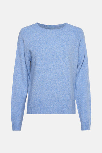 Pull à col rond - bleu - VERO MODA®