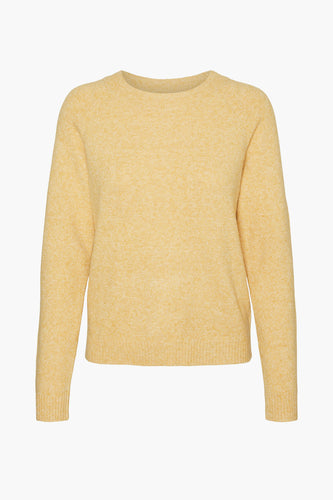 Pull à col rond - jaune - VERO MODA®