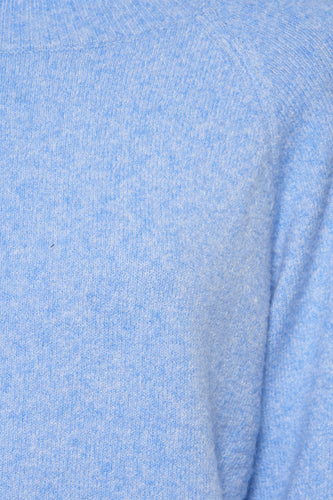 Pull à col rond - bleu - VERO MODA®