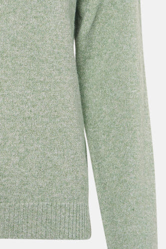 Groene trui met ronde hals van VERO MODA®, met een zachte textuur.