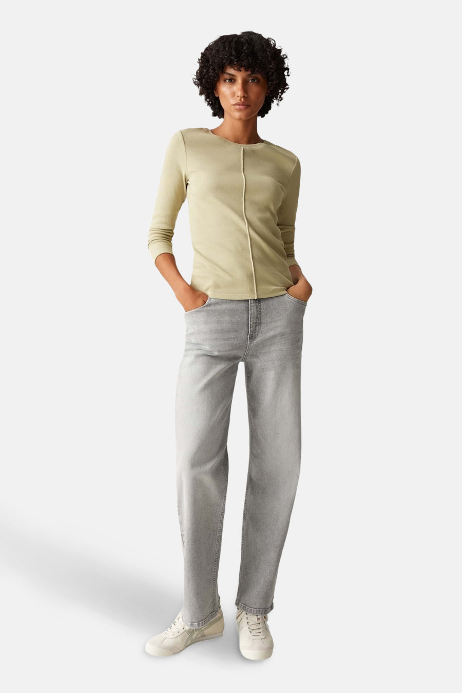 Pull à col rond - vert - OPUS