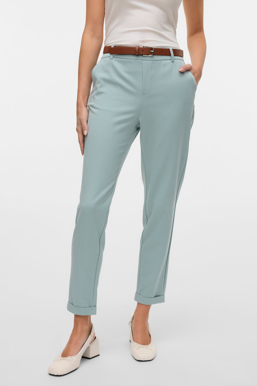 Pantalon de costume - vert - VERO MODA®