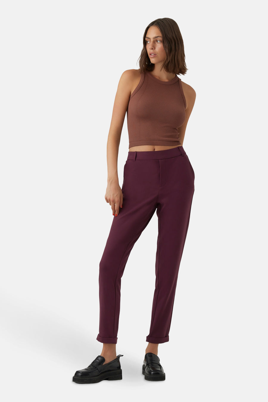 Pantalon de costume - Bordeaux - VERO MODA®