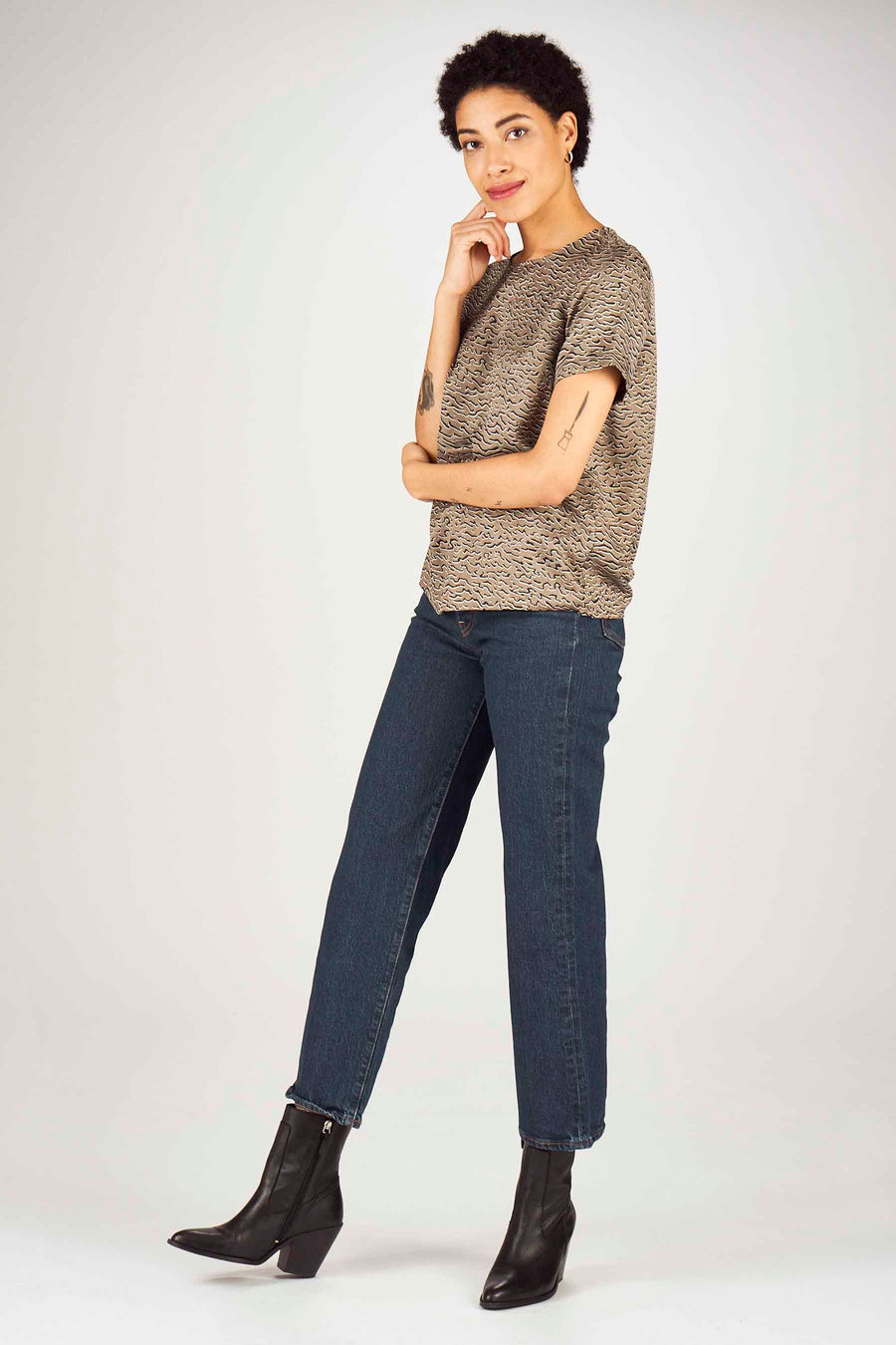 Top - gris