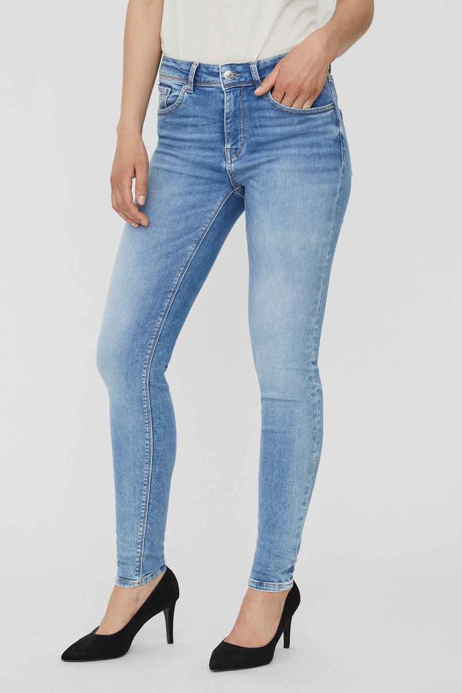 Jean slim - denim bleu clair