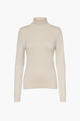 Manteau beige de VERO MODA, avec des manches longues et une fine texture tricotée.