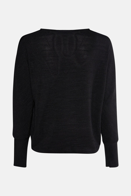 Pull à col rond - noir