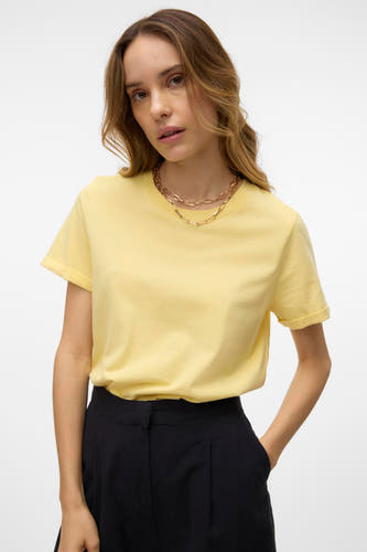 T-shirt à manches courtes - jaune