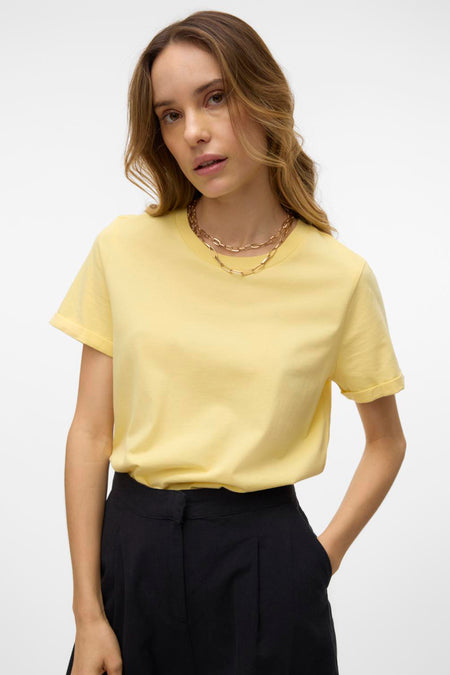 T-shirt à manches courtes - jaune