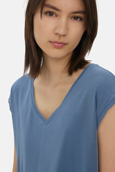 VMFILLI SS V-NECK TEE GA NOOS