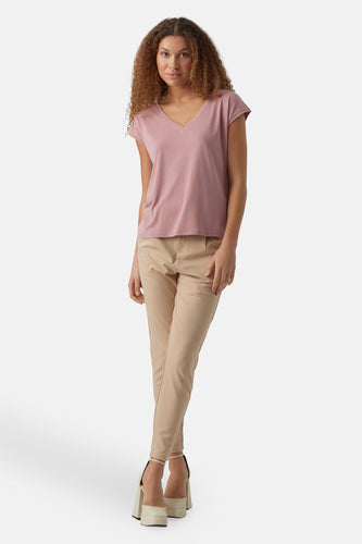VMFILLI SS V-NECK TEE GA NOOS