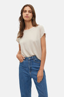 VMLAVA GLITTER SS TOP STRIPE GA JRS NOOS