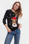 Pull de Noel - noir