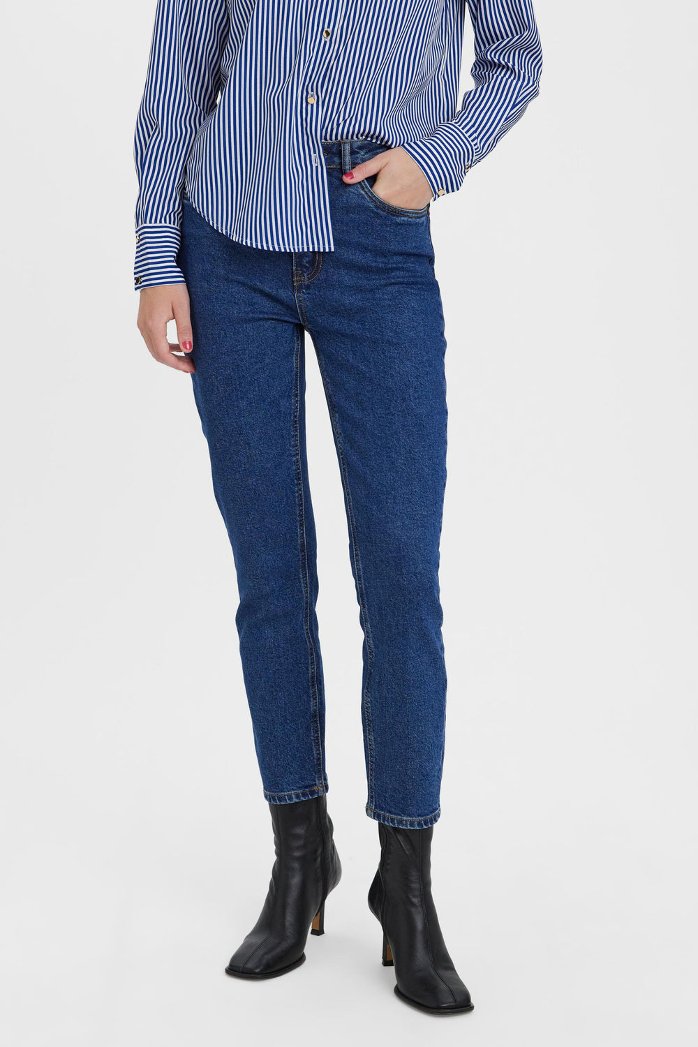 Jeans straight Dark blue denim - VERO MODA®