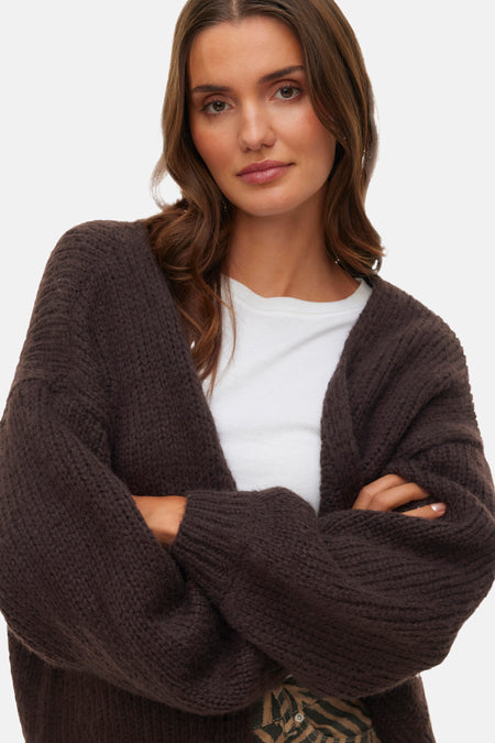 Cardigan - brun