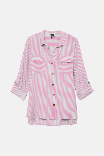 Chemise à manches longues - Rose - VERO MODA® - 1