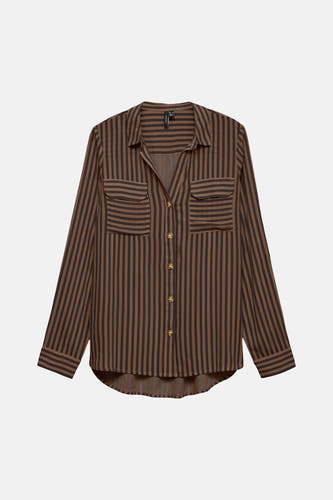 Chemisier (manches longues) brun - VERO MODA®